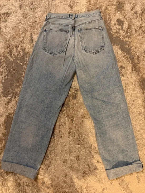 Agolde Light Wash Criss Cross Jean - Picture 4 of 7